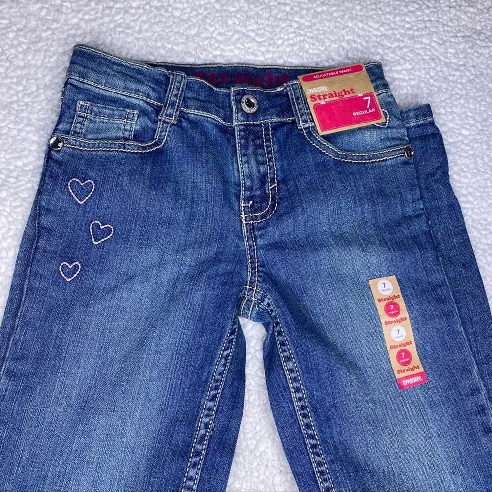 Gymboree Fashion Embroidered Straight Fit Jean 7